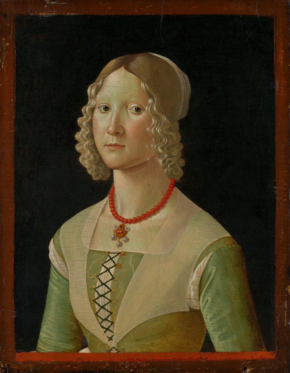 Selvaggia Sassetti nacida en 1470 de Davide Ghirlandaio