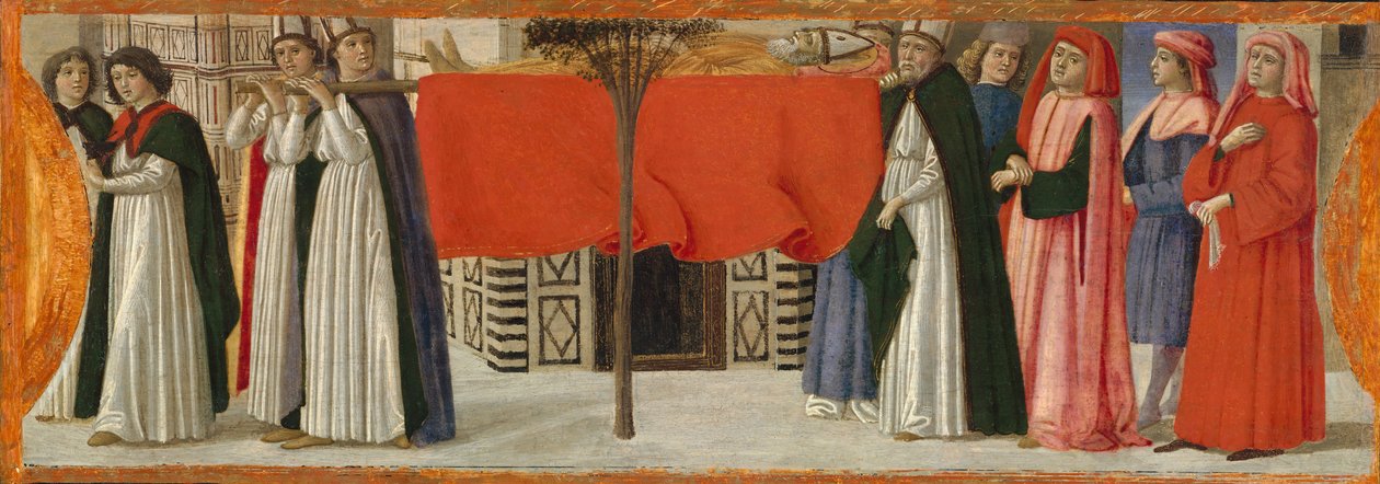 El entierro de San Zenobio, ca. 1479 de Davide Ghirlandaio