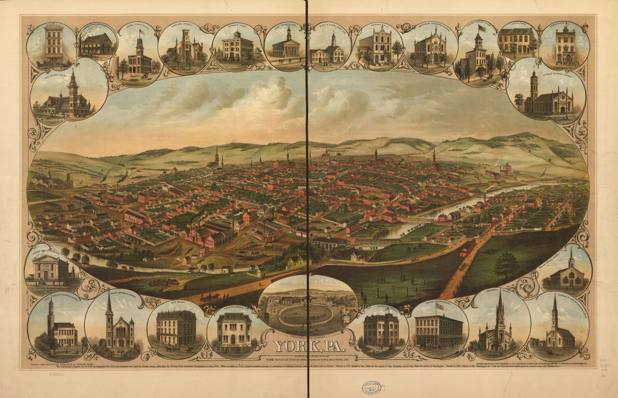 York, Pa. de Davoust A. Hoen and Co. Kern