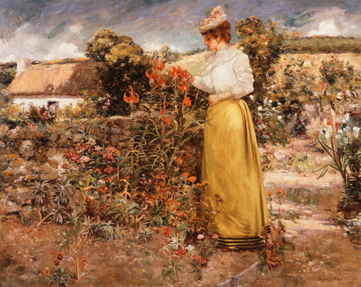Entre las flores, Giverny de Dawson Dawson Watson
