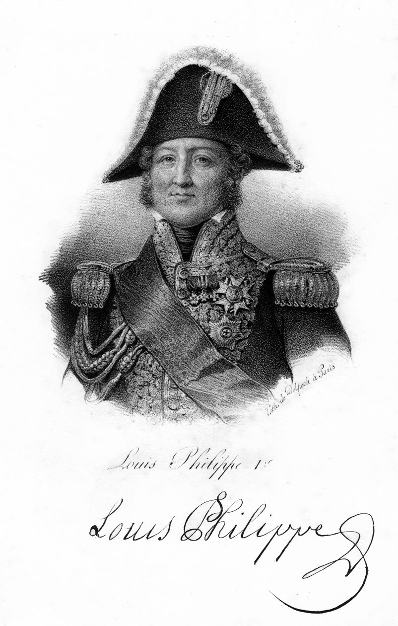 Luis Felipe I, Rey de Francia, siglo XIX de Delpech