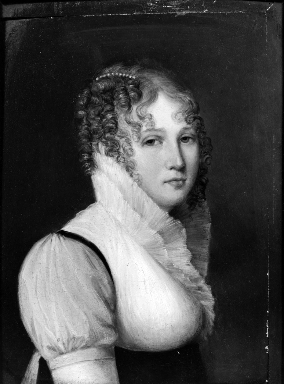 Autorretrato de Delphine de, Marquise de Custine Sabran