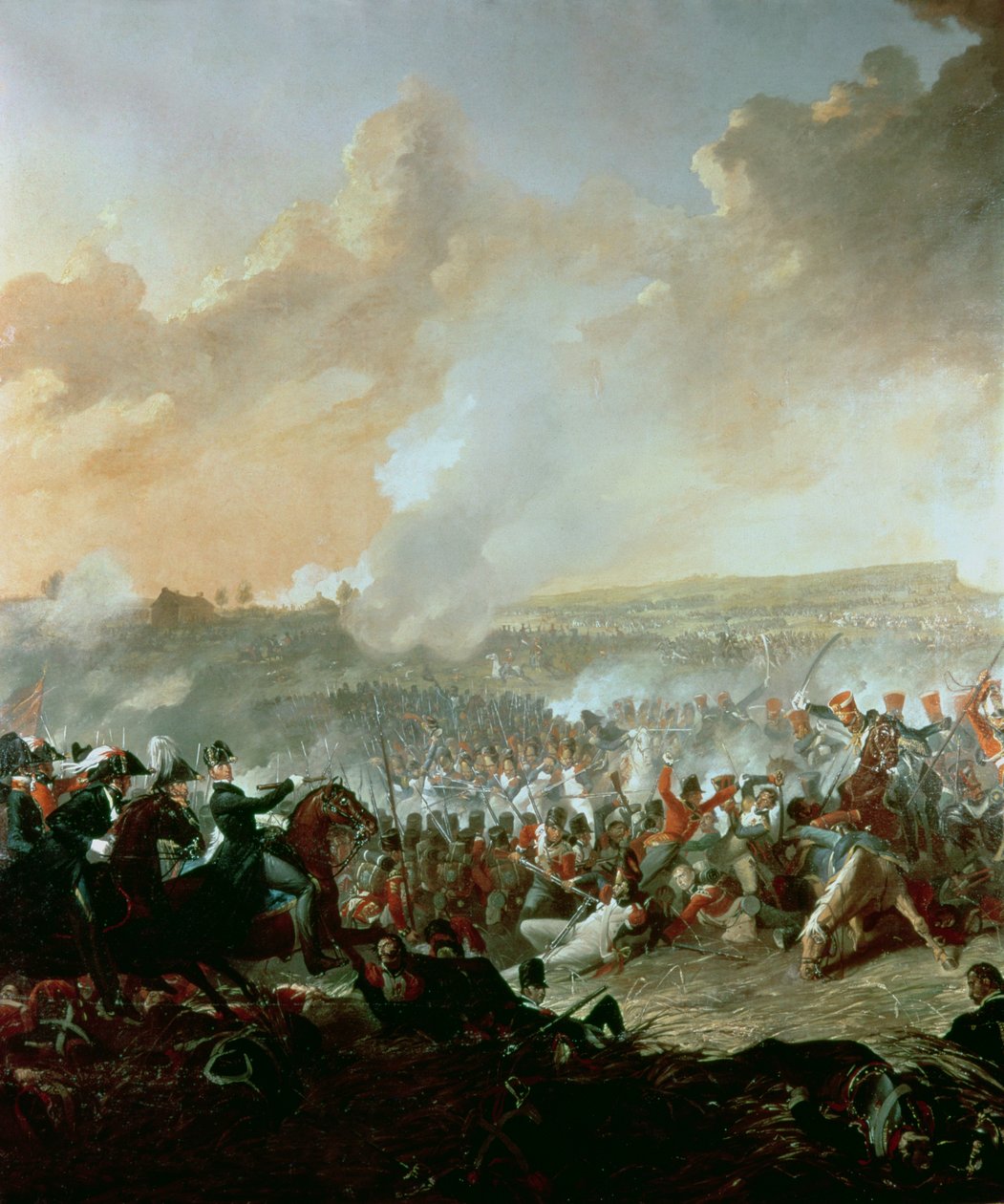 La Batalla de Waterloo, 18 de junio de 1815 (detalle) de Denis Dighton