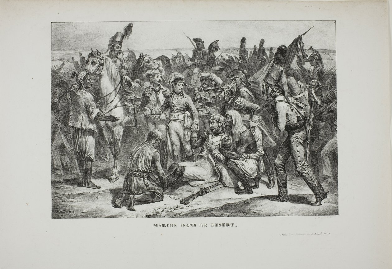 Marcha del desierto de Denis Auguste Marie Raffet
