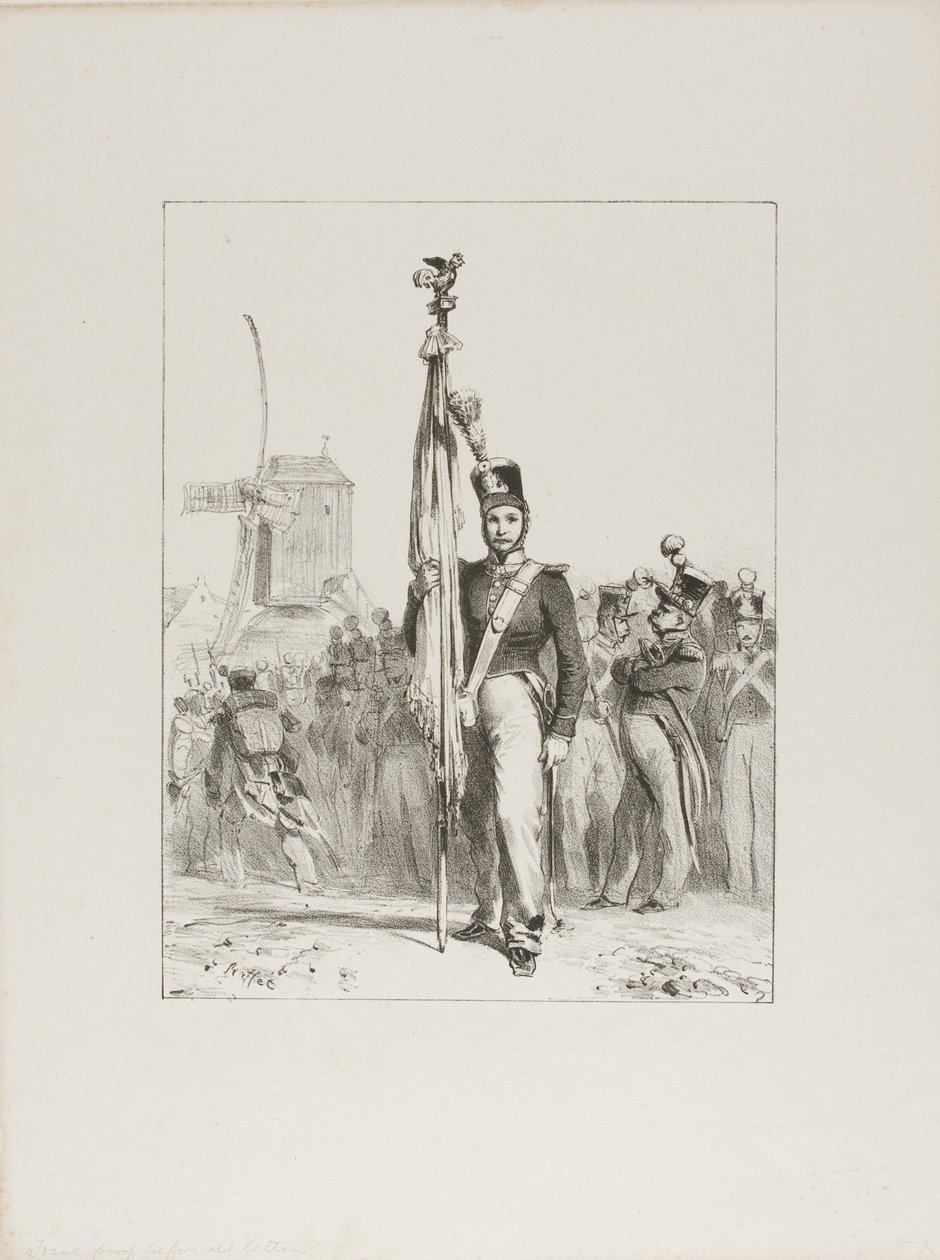 Infantería Ligera, Portaestandarte de Denis Auguste Marie Raffet