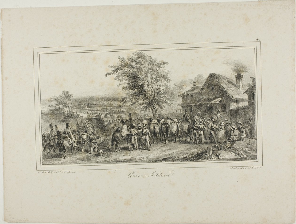 Convoy militar de Denis Auguste Marie Raffet