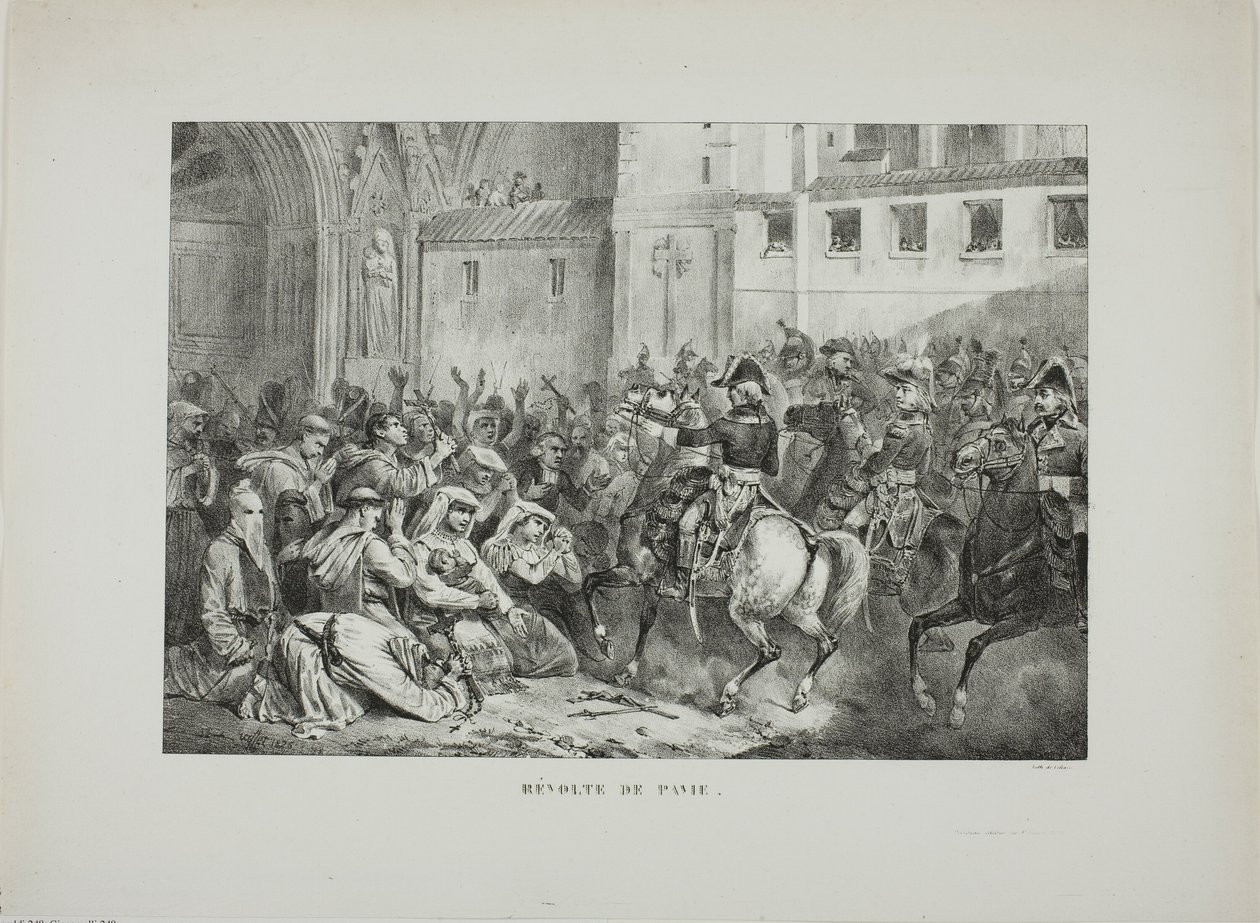 Revuelta de Pavía de Denis Auguste Marie Raffet