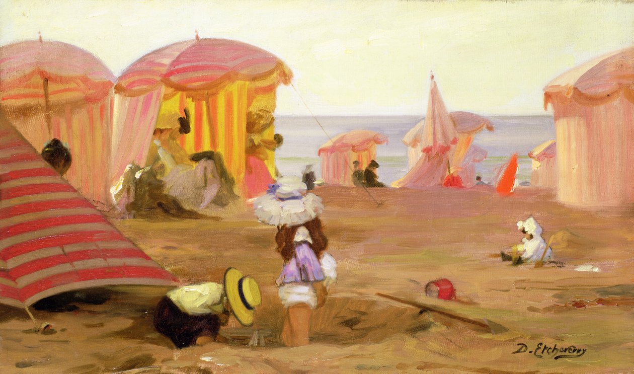 En la playa de Denis Etcheverry