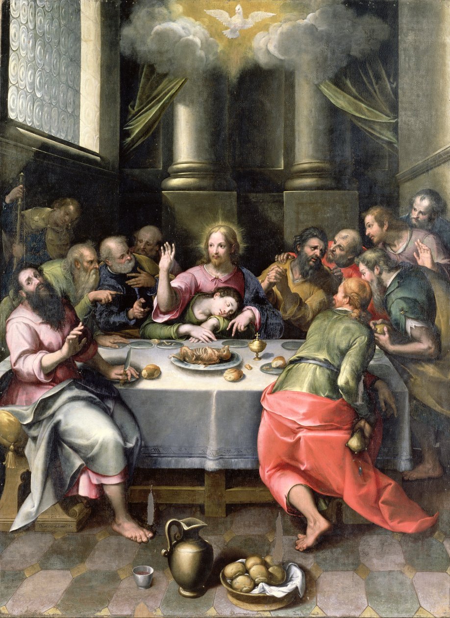 La Última Cena de Denis Calvaert