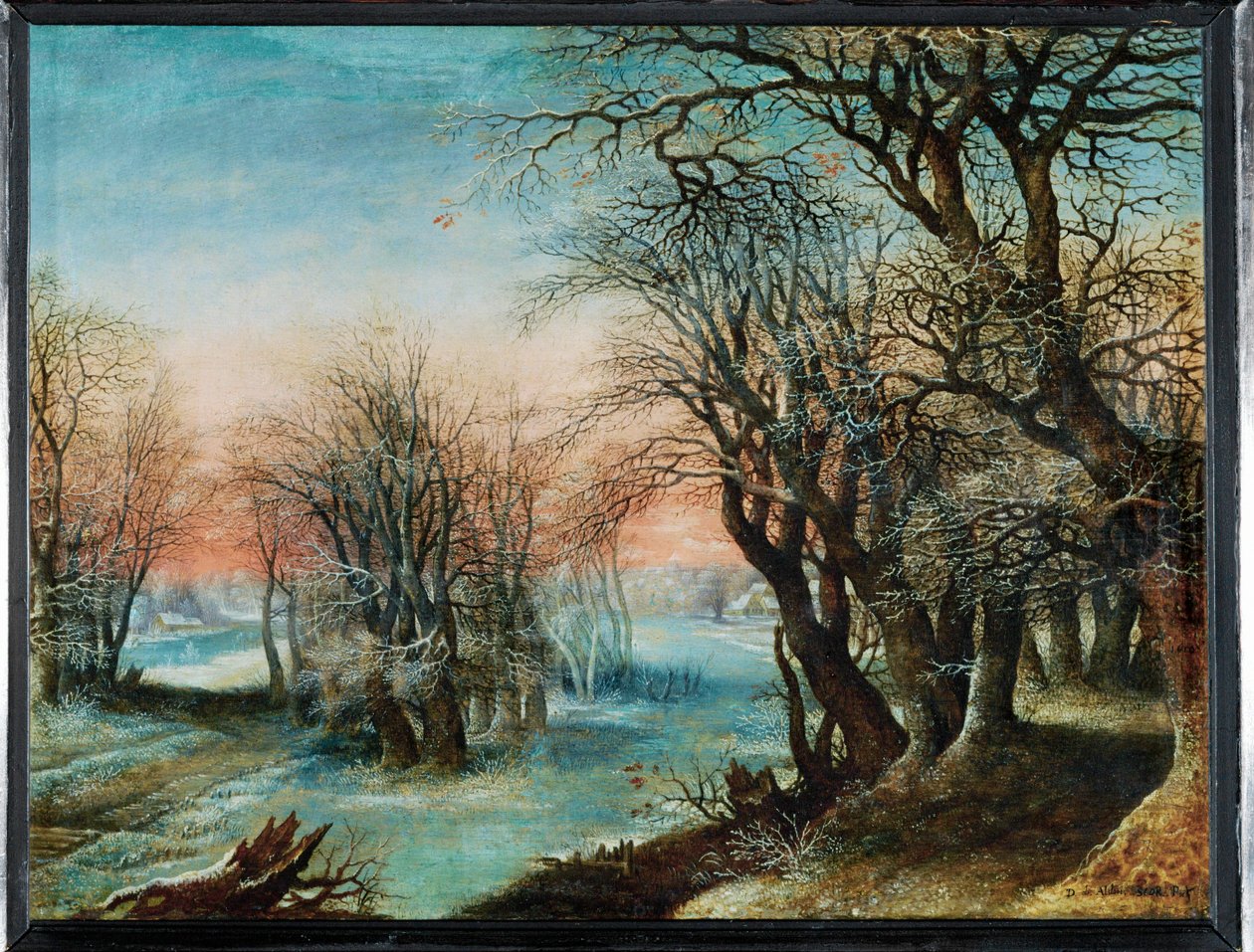 Paisaje de invierno ... de Denys van Alsloot
