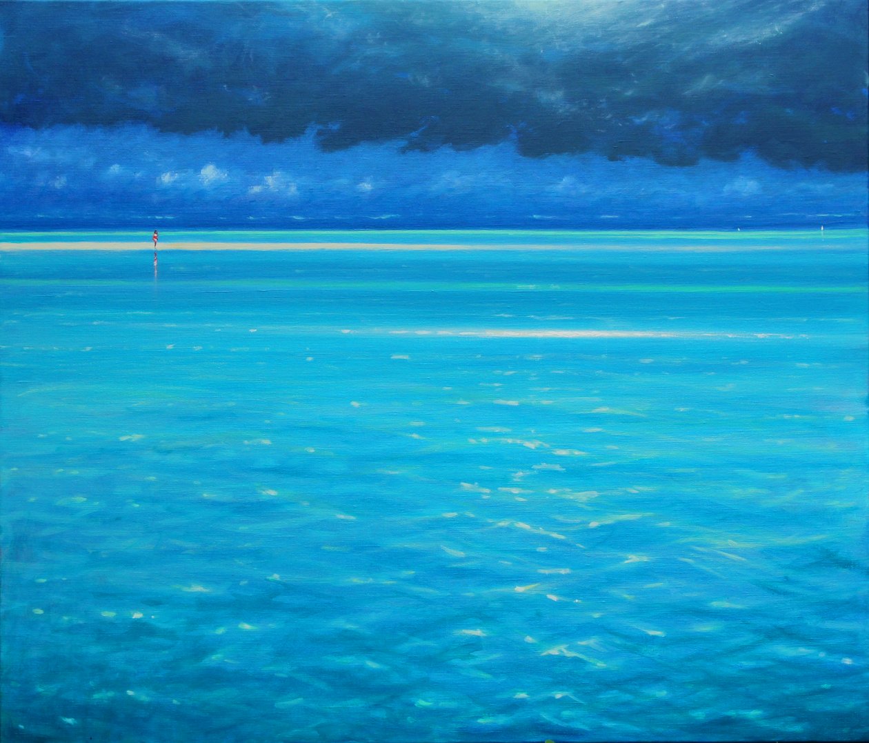 Sueños del paraíso, 2020 (Óleo sobre lienzo) de Derek Hare