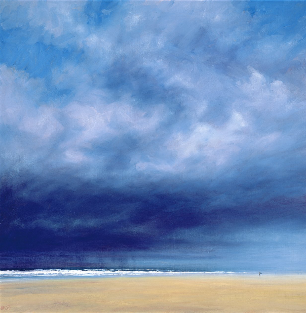 Tormenta en la playa de Holkham de Derek Hare