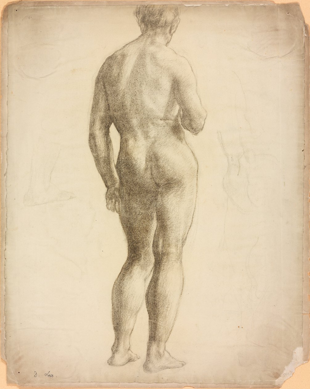 Estudio de una figura masculina de Derwent Lees