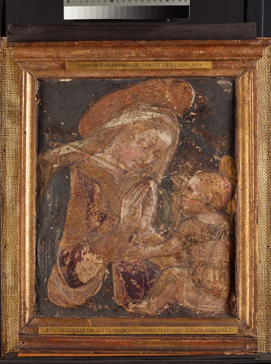 Virgen y Niño de Desiderio da Settignano (after)