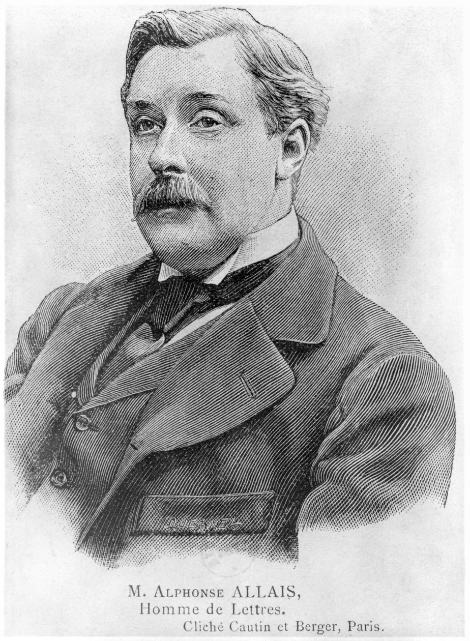 Alphonse Allais (1855-1905) finales del siglo XIX de Desire Mathieu Quesnel
