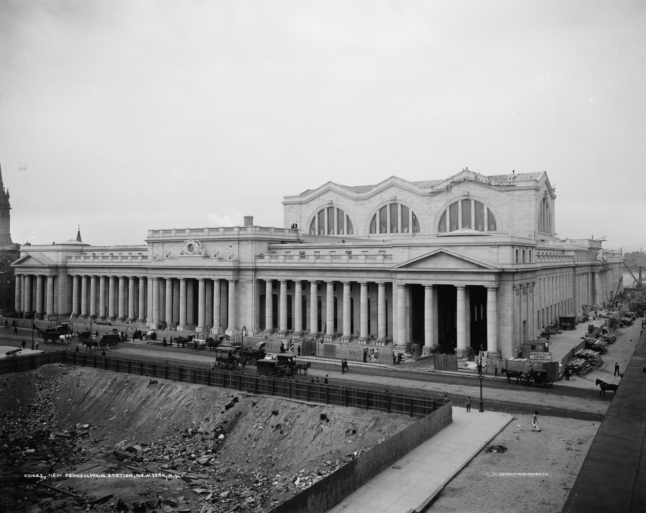 Nueva Estación de Pensilvania, Nueva York, N.Y., c.1904-20 de Detroit Publishing Co.