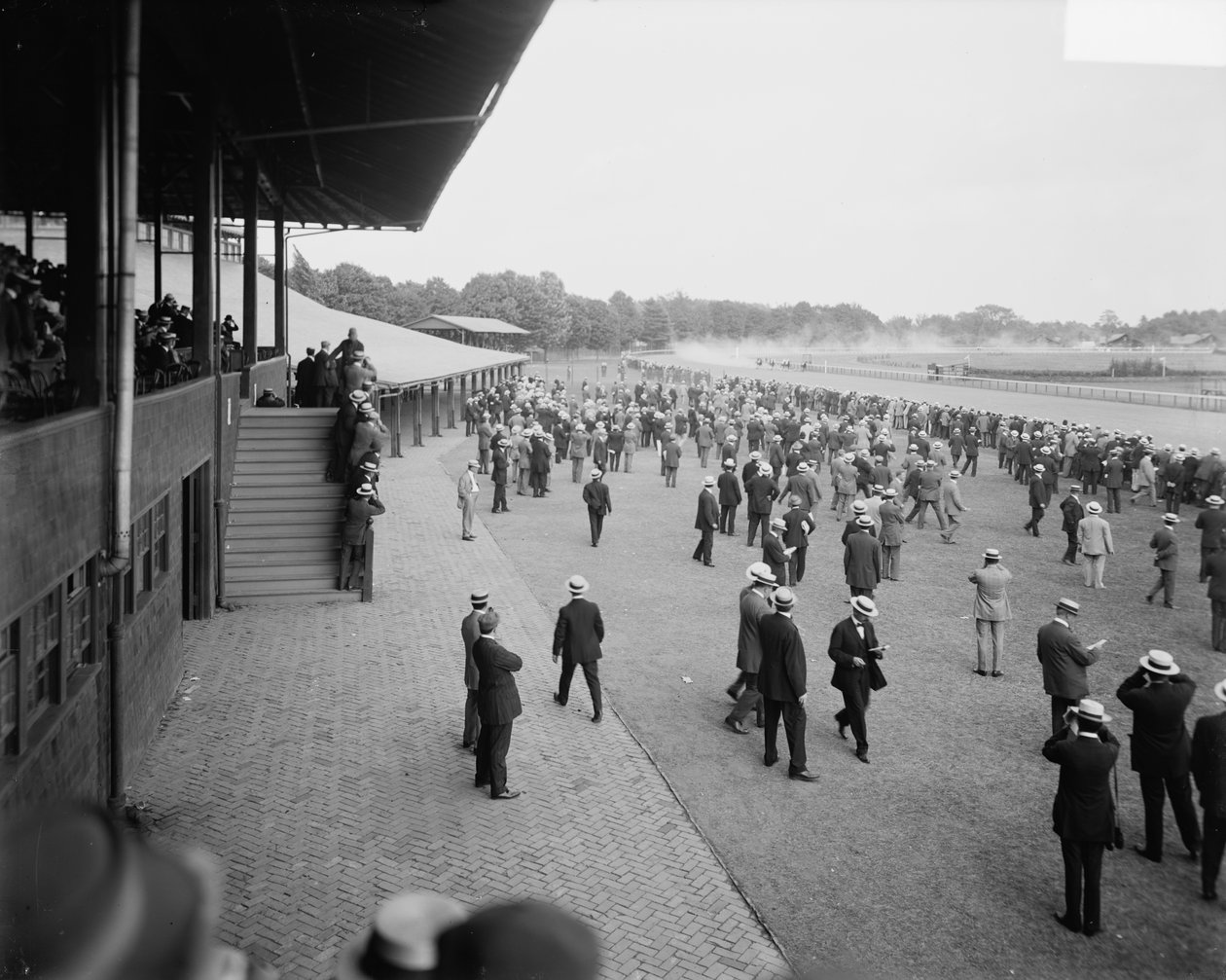 Hipódromo de Saratoga, Saratoga Springs, N.Y., c.1900-15 de Detroit Publishing Co.