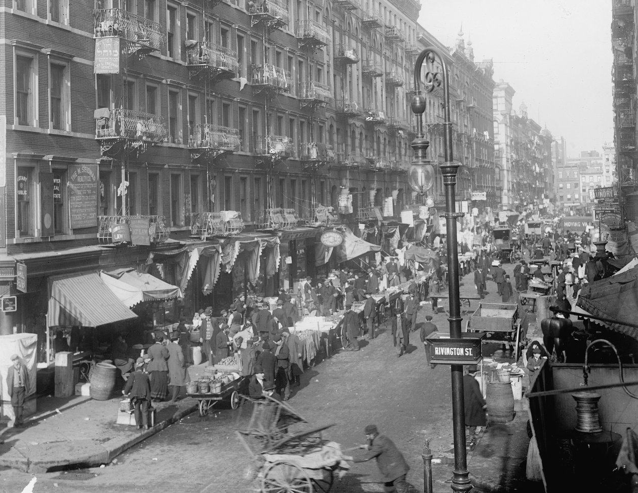 El Ghetto, Nueva York, N.Y., c.1900-15 de Detroit Publishing Co.