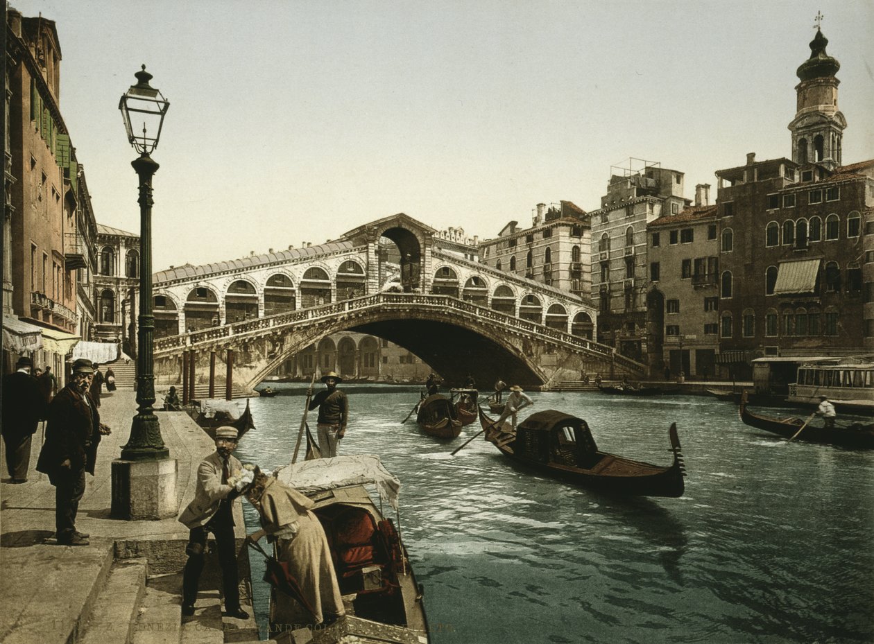 Puente de Rialto, Venecia, c.1900 de Detroit Publishing Co.