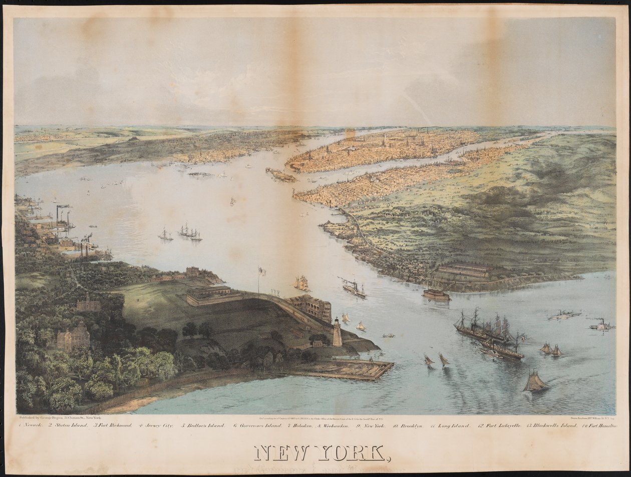 Nueva York, 1868 de Deutz Brothers