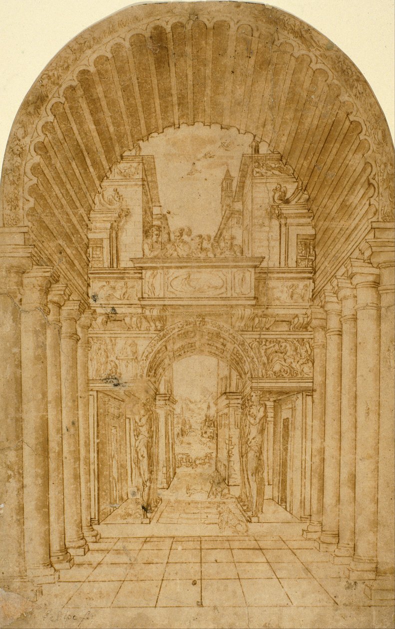 Escenario en Perspectiva de Diego de Siloé