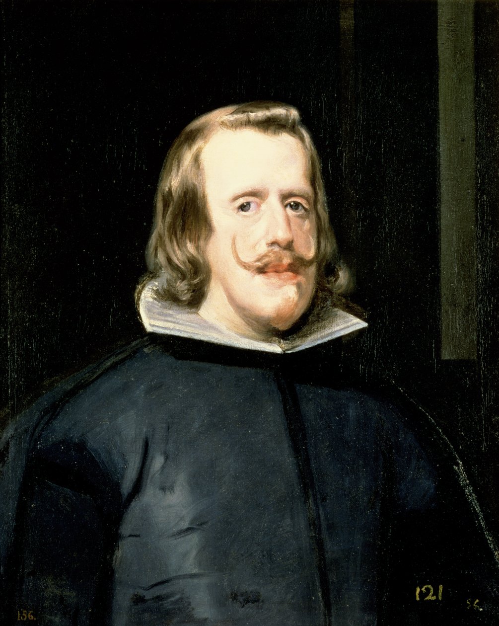 Retrato de Felipe IV (1605-65) en traje de corte, 1655 de Diego Velázquez