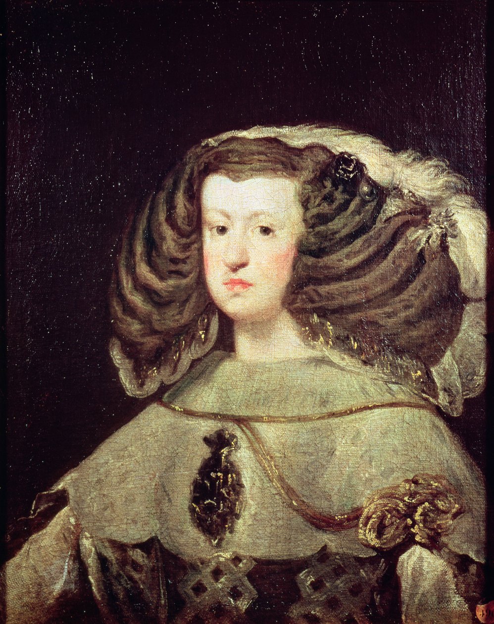 Reina Mariana de Austria de Diego Velázquez