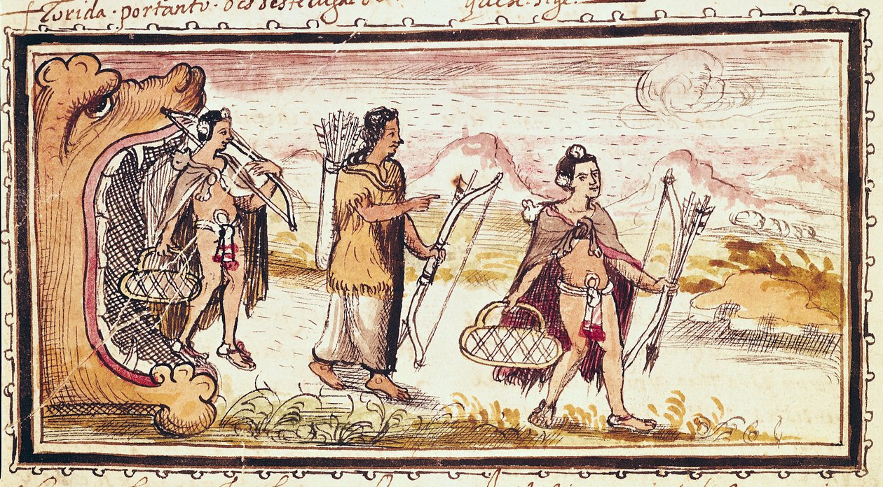 La caza, 1579 de Diego Duran