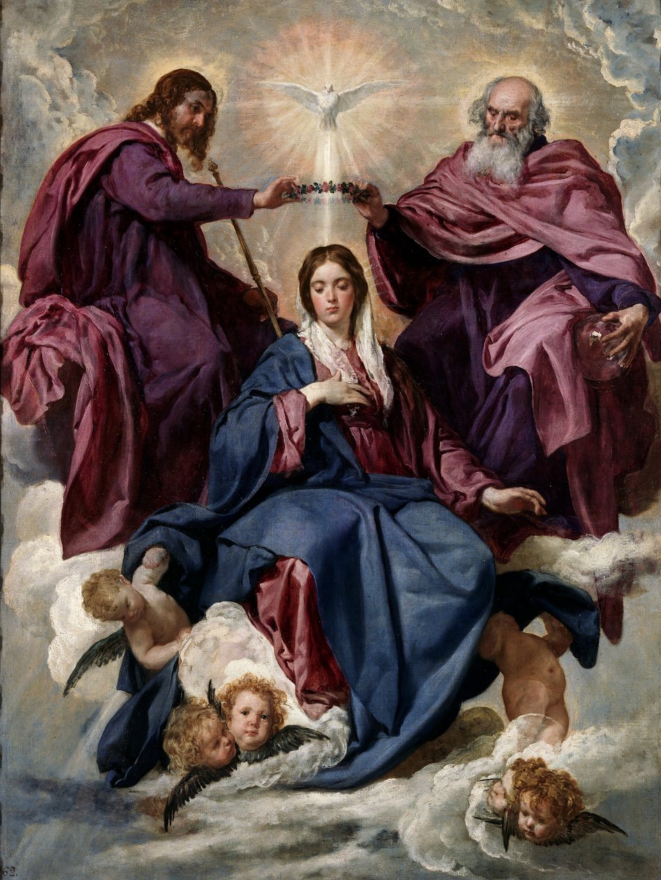 Coronación de la Virgen de Diego Velázquez