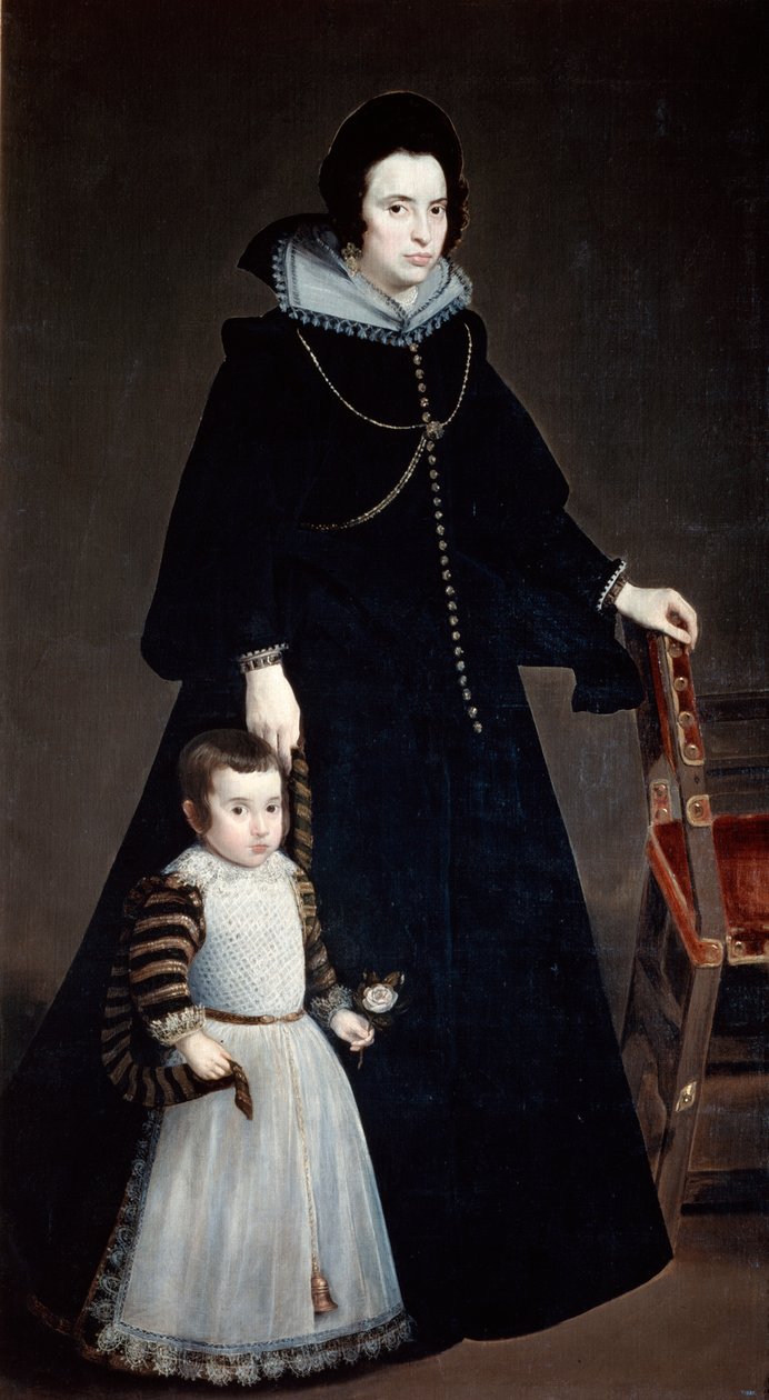 Doña Antonia Ifenarrietta y su hijo, 1631 de Diego Velázquez