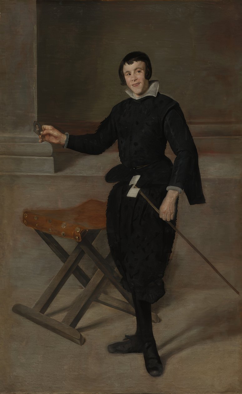 Retrato del Bufón Calabazas de Diego Velázquez