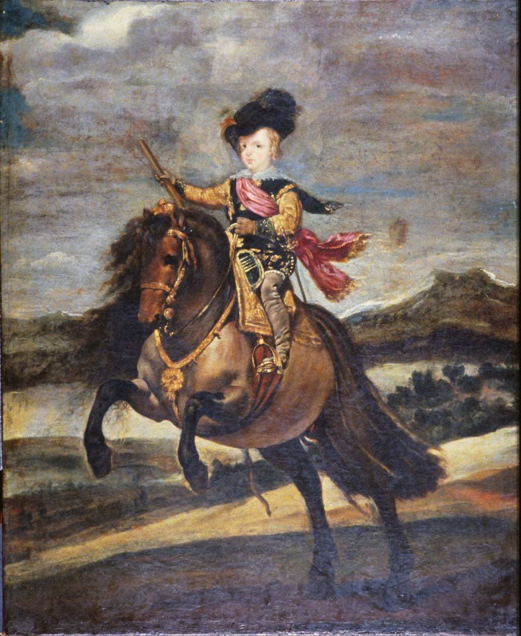El Infante Baltasar Carlos a caballo de Diego Velázquez