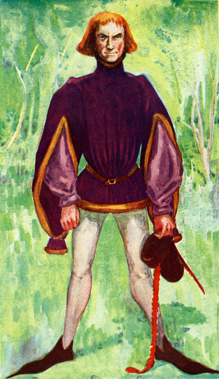 Traje de hombre en el reinado de Eduardo IV (1461-1483) de Dion Clayton Calthrop