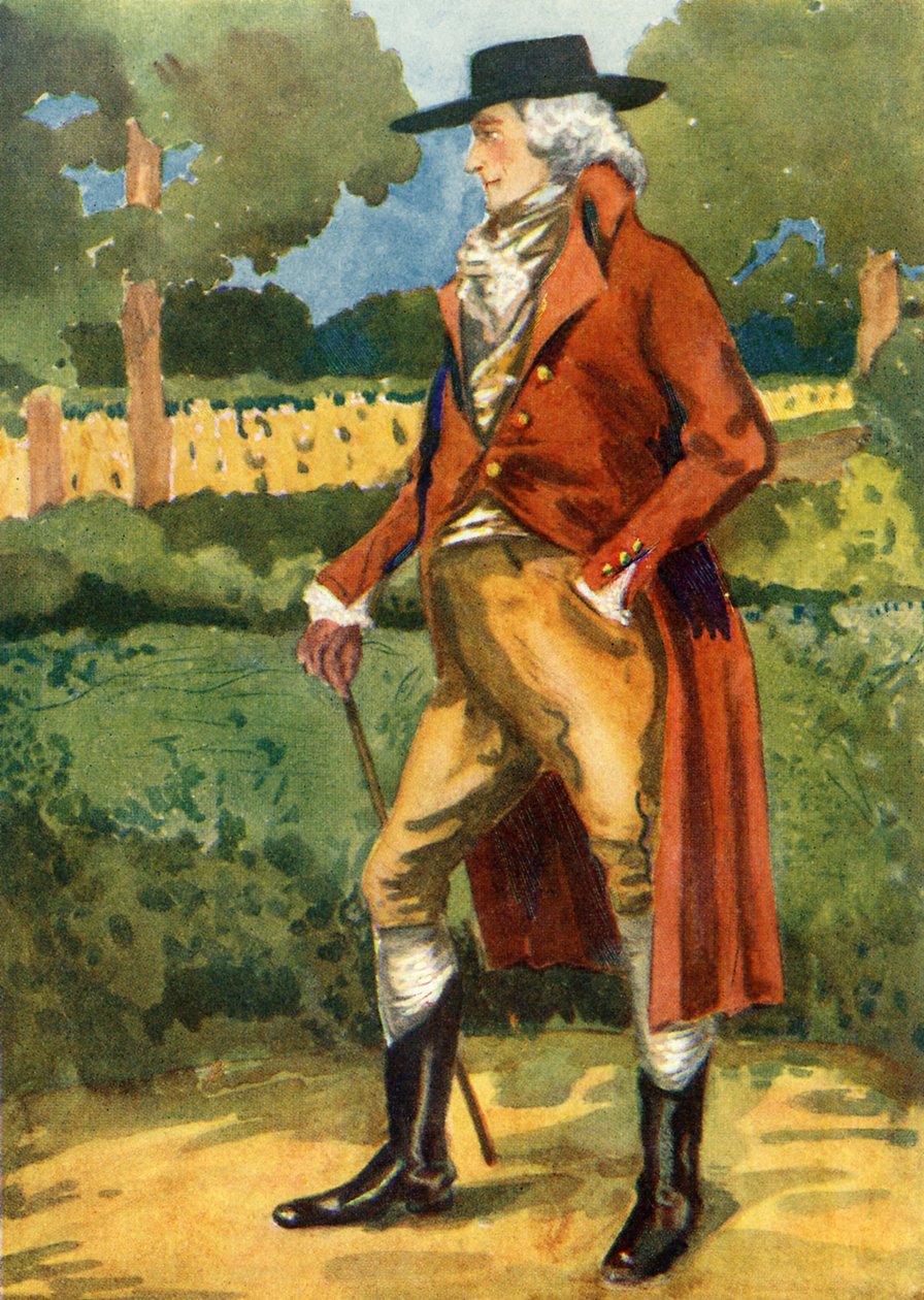 Traje de hombre en el reinado de Jorge III (1760-1820) de Dion Clayton Calthrop