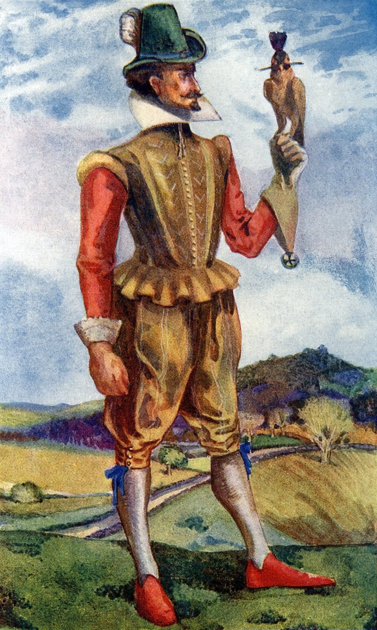 Traje de hombre en el reinado de Jacobo I (1603-1625) de Dion Clayton Calthrop