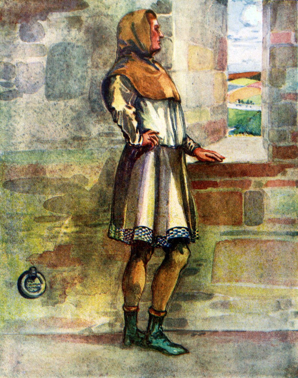 Traje de hombre en el reinado de Ricardo I (1189-1199) de Dion Clayton Calthrop