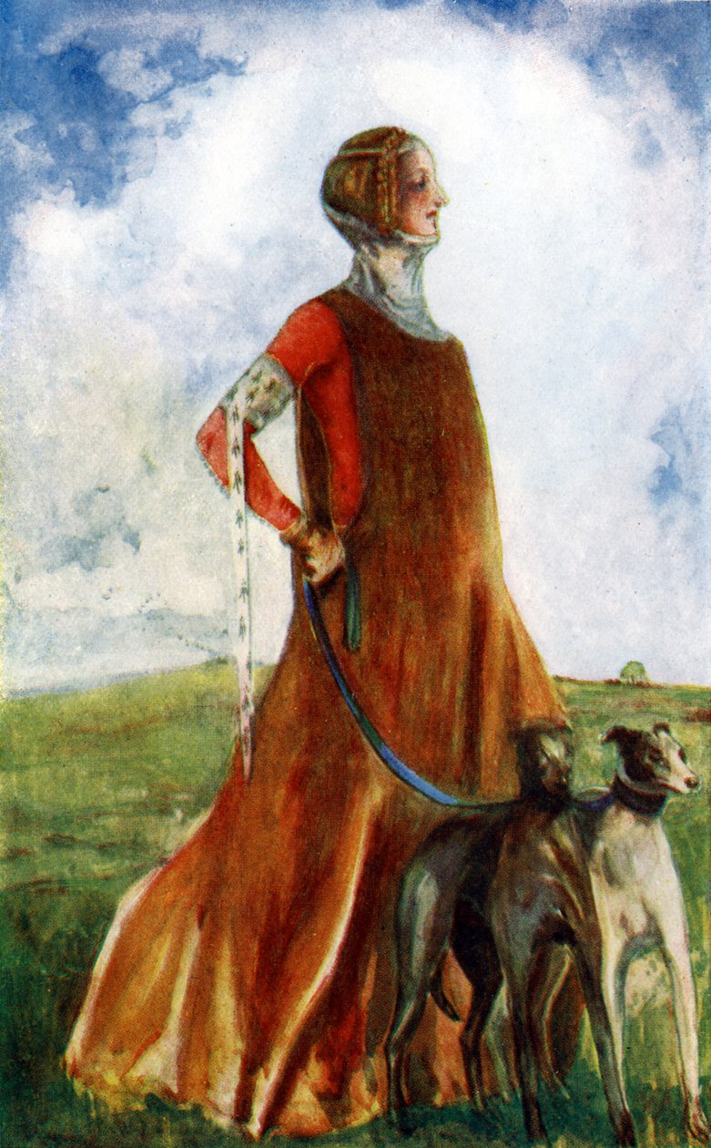 Traje de mujer en el reinado de Eduardo III de Dion Clayton Calthrop