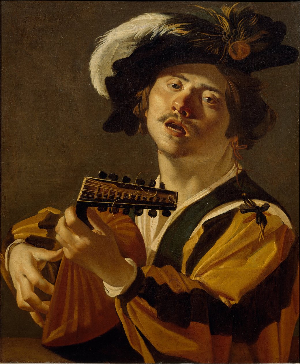 El tañedor de laúd de Dirck van Baburen