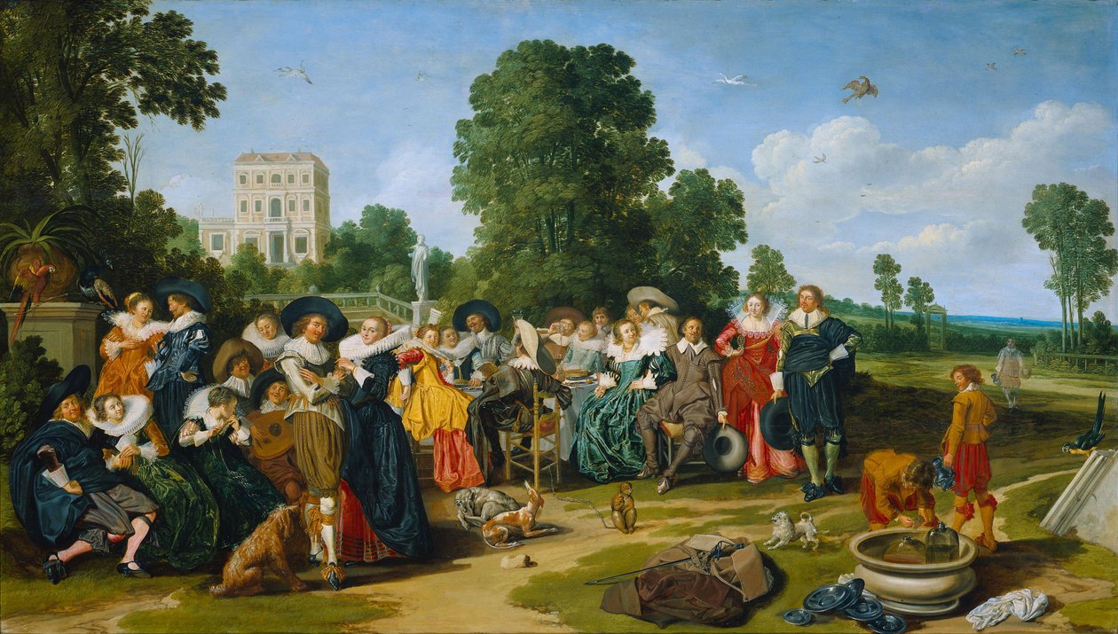 La Fête champêtre de Dirck Hals