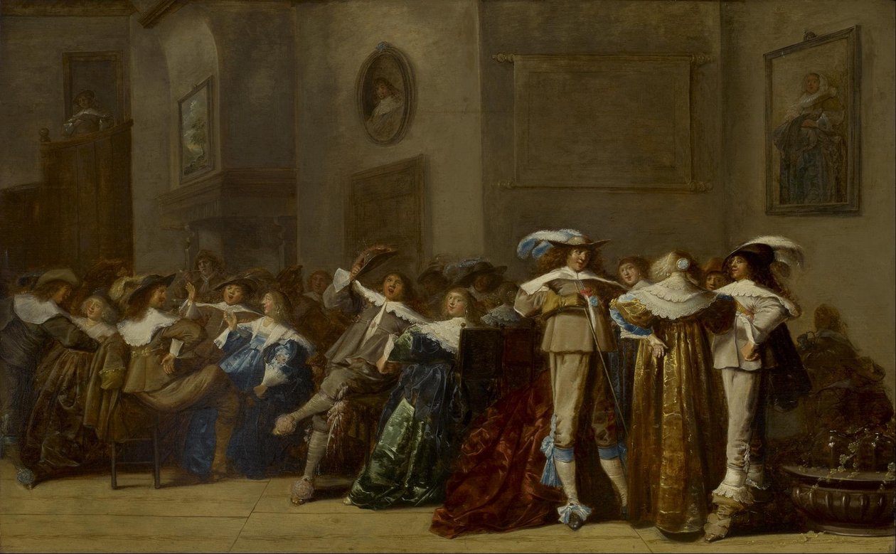 La alegre compañía de Dirck Hals