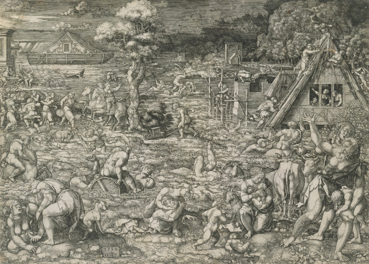 El Diluvio de Dirck Vellert