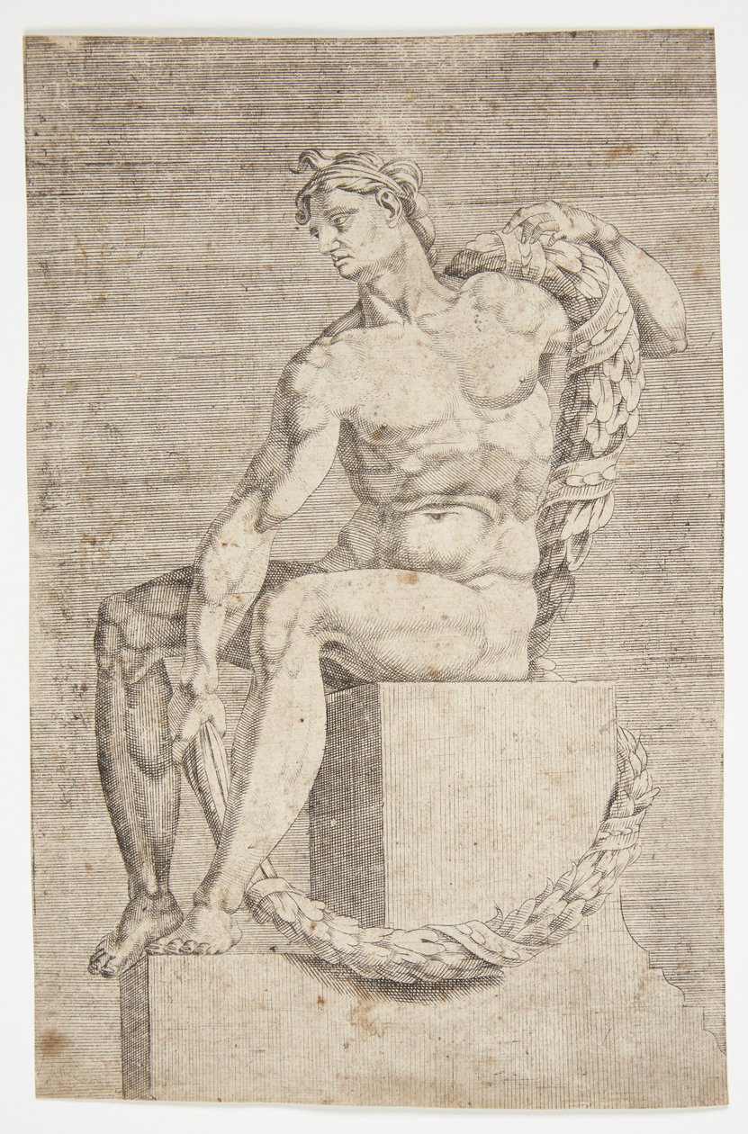 Desnudo de la Capilla Sixtina de Dirck Volckertsz. Coornhert