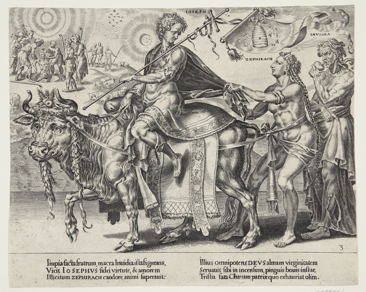 El triunfo de José de Dirck Volckertsz. Coornhert