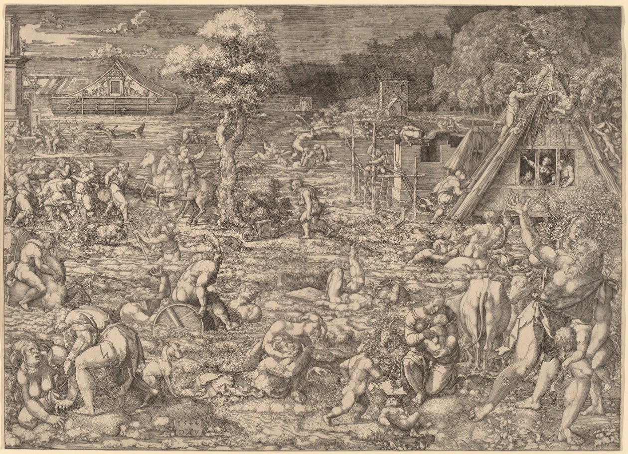 El Diluvio de Dirk Jacobsz Vellert