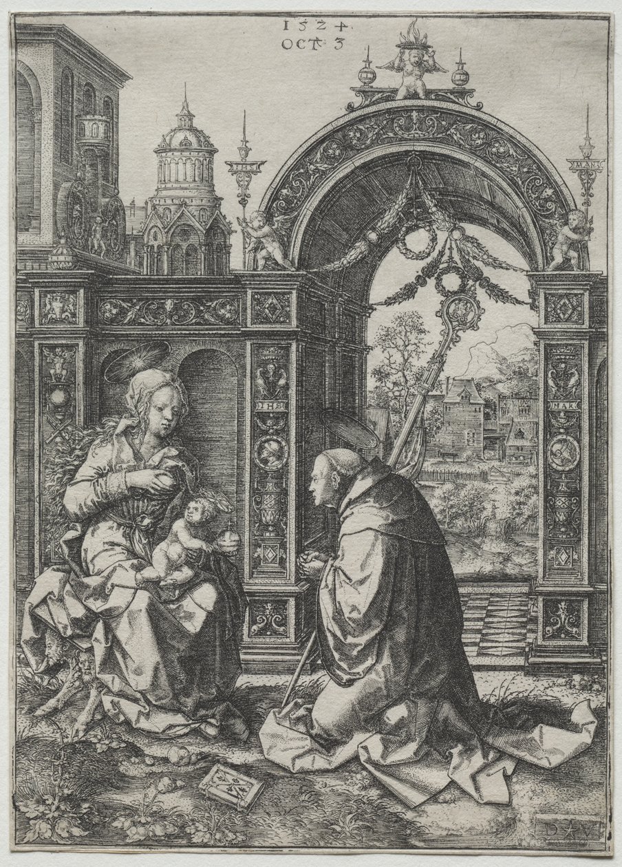 La Visión de San Bernardo de Dirk Jacobsz Vellert
