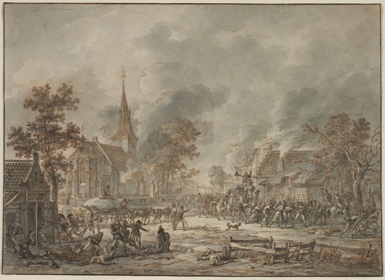 Pillaging Soldiers de Dirk Langendijk