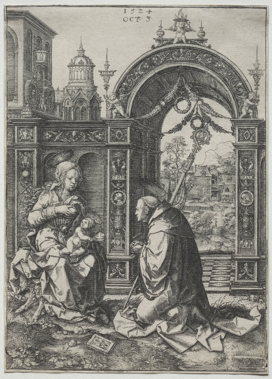 La visión de San Bernardo de Dirk Vellert