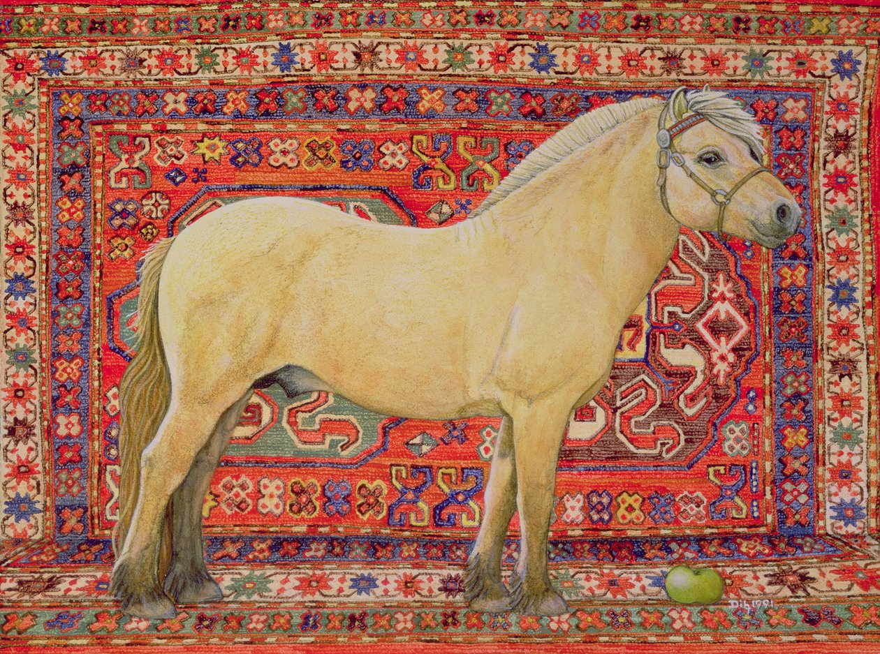 El caballo de la alfombra de Ditz