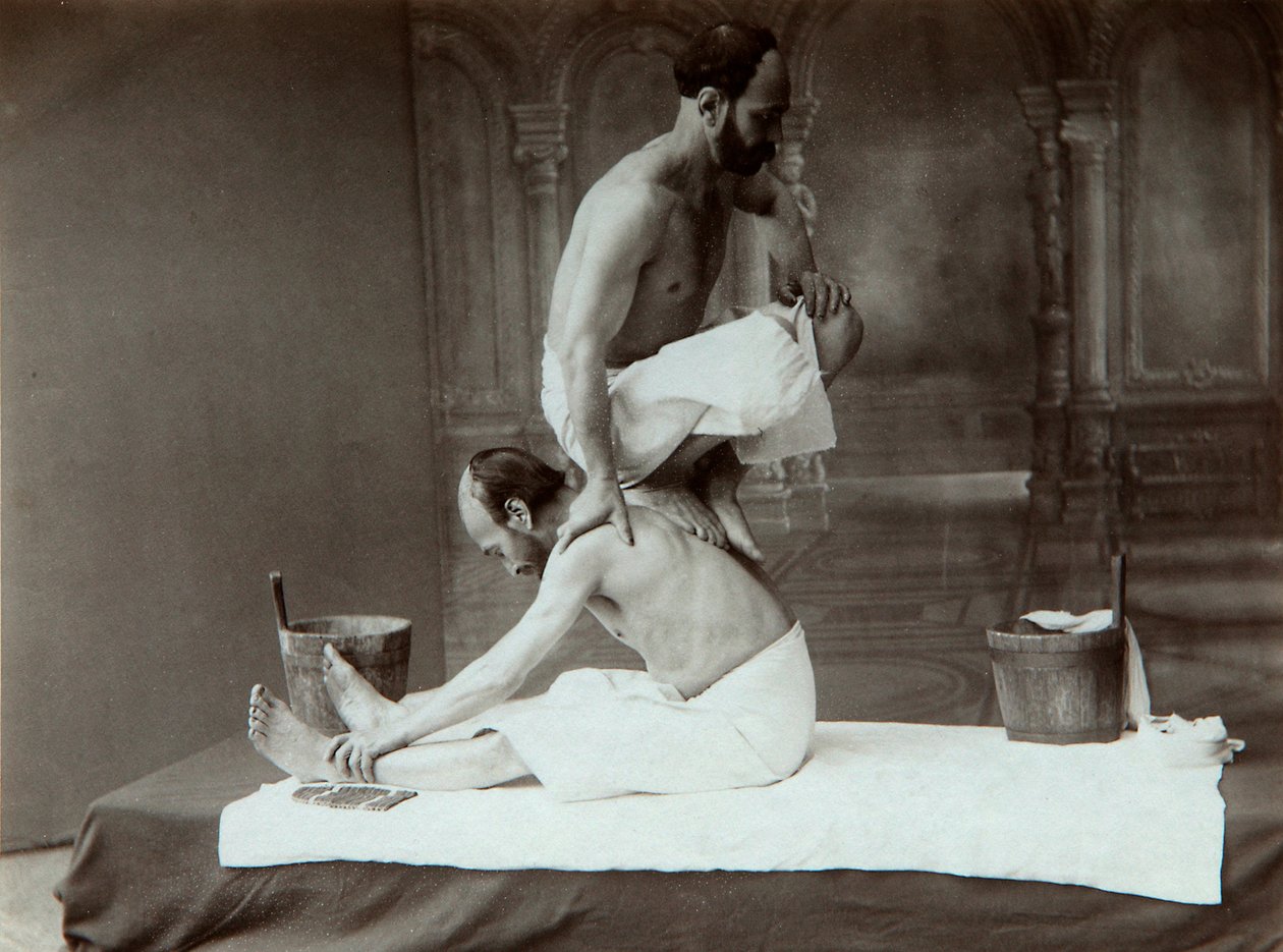 El Baño Oriental. Masaje de Dmitri Ivanovich Yermakov