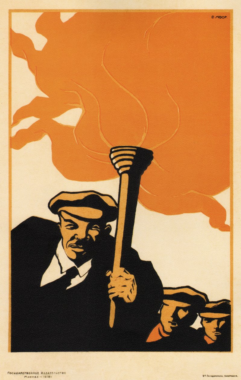 Lenin, 1919 de Dmitriy Stakhievich Moor